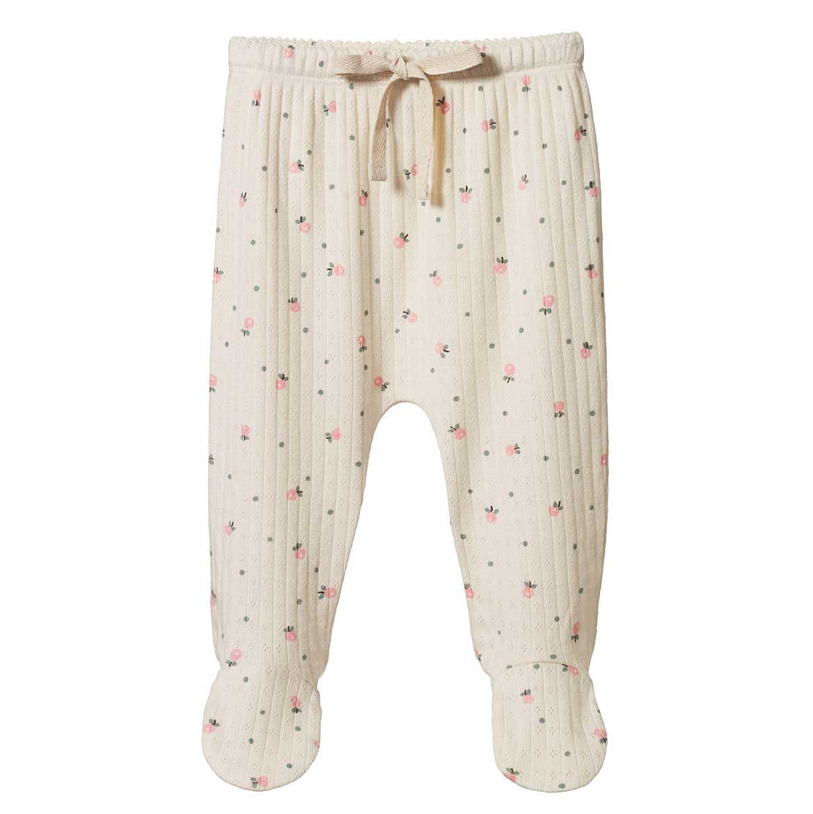 Nature Baby Footed Rompers Pointelle